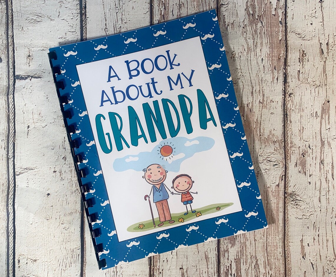 Grandpa Gift Grandpa Prompt Book Gift for Grandpa from Etsy