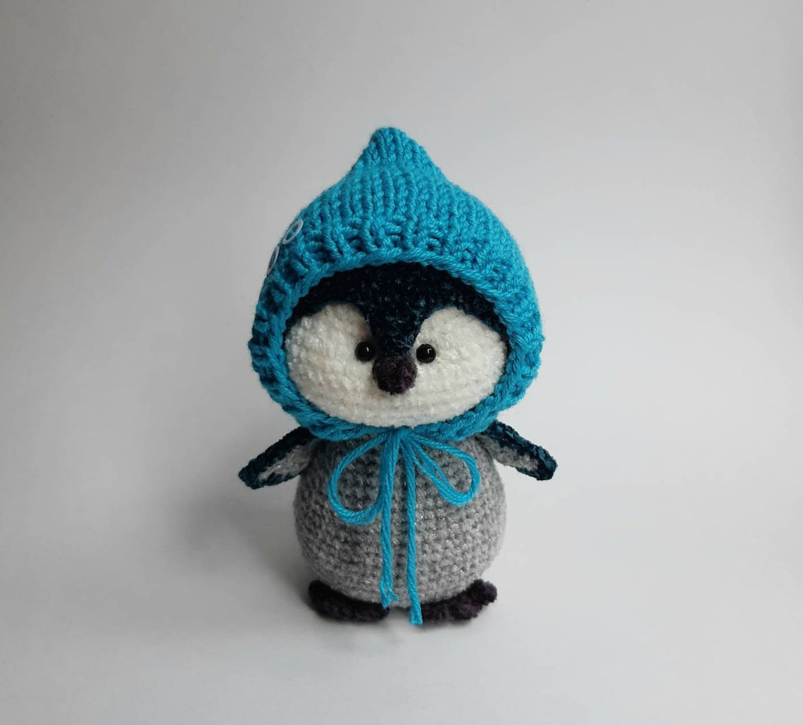 Knitted penguin knitted bird penguin bird tame penguin Etsy