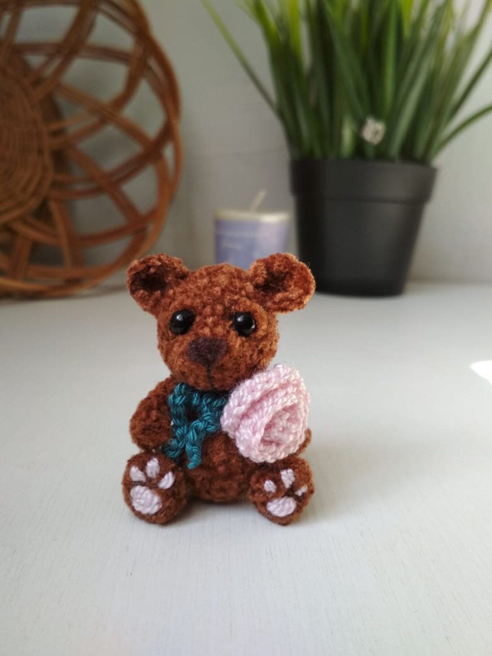 Father's day Personalized miniature cute plush figurine | Etsy