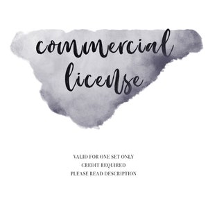 Commercial License for Clipart | License | Dainty Designs License