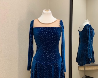 Adult XS, S, M, L, XL & XXL BlueGrass Velvet Dress!