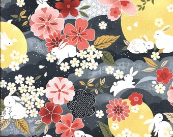 Japanese Fabric By The Yard Etsy