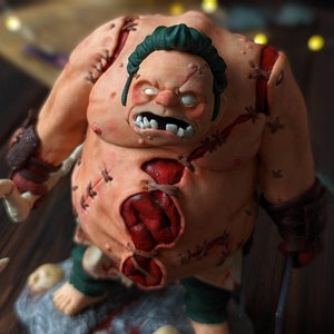 Pudge Dragonclaw Hook | Dota 2 | Handmade figure | Geek Gift | Gamer gift | Souvenir toy sculpture | Defense of the Ancients | Polymer clay