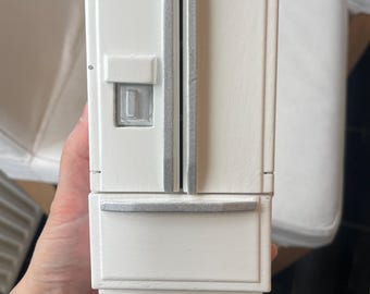 Dollshouse American Refrigerator Dollhouse Fridge Aztec Miniature Mini