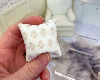 Dollshouse miniature one twelfth scale throw pillow/cushion for boomboxes, dollshouse and dioramas