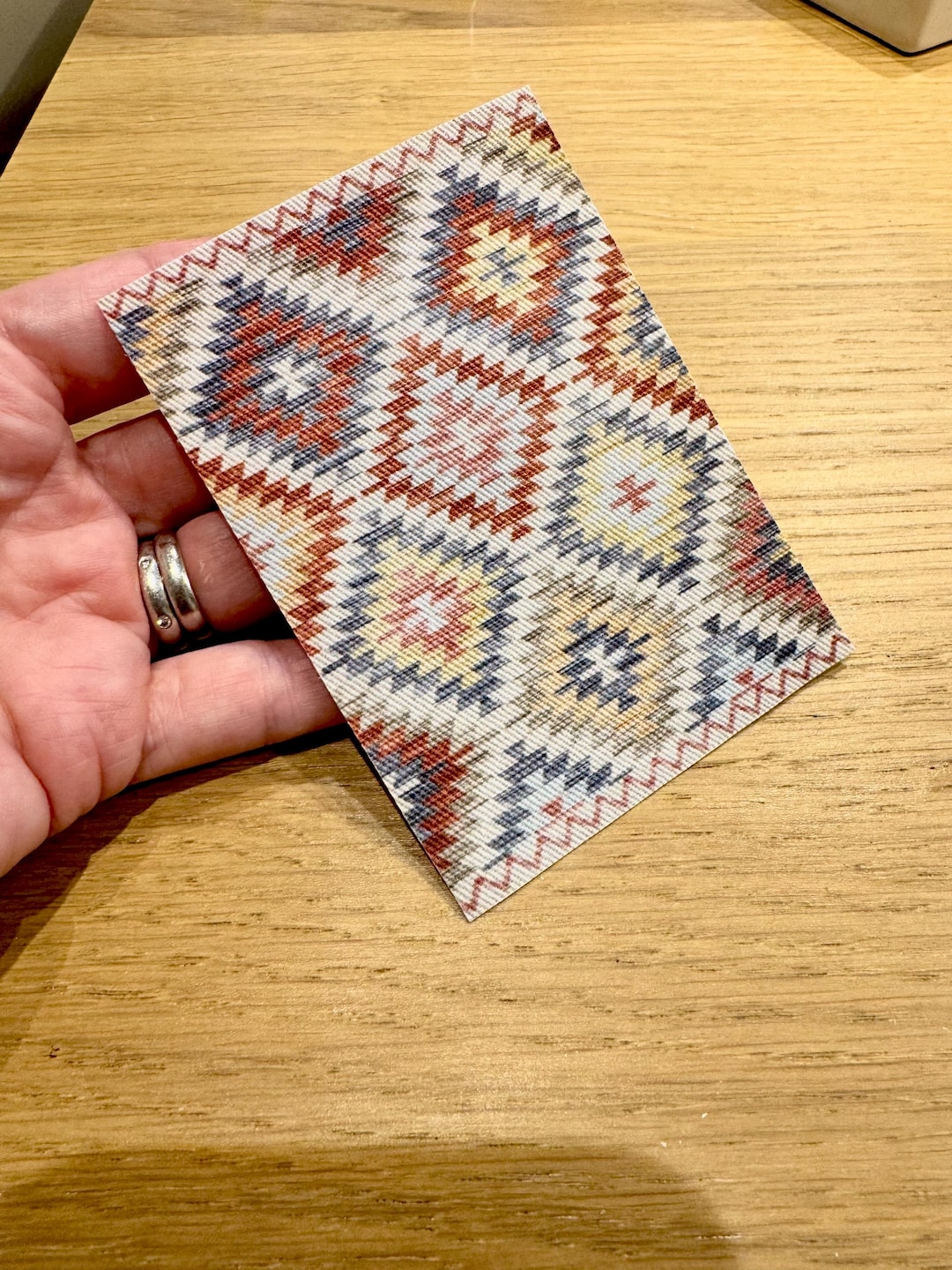Dollshouse Miniature 1/24th, Half Inch Scale Rug for Dollshouses ...
