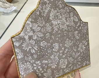 Dollshouse miniature headboard 1:12th scale for miniature beds MADE TO ORDER
