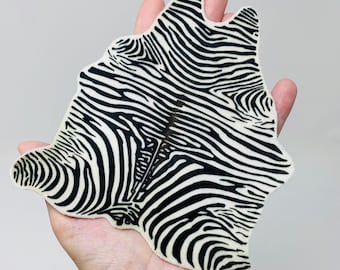 Tappeto in miniatura per casa delle bambole moderna in scala 1:12, finta zebra, casa delle bambole, bambole, diorami, roombox