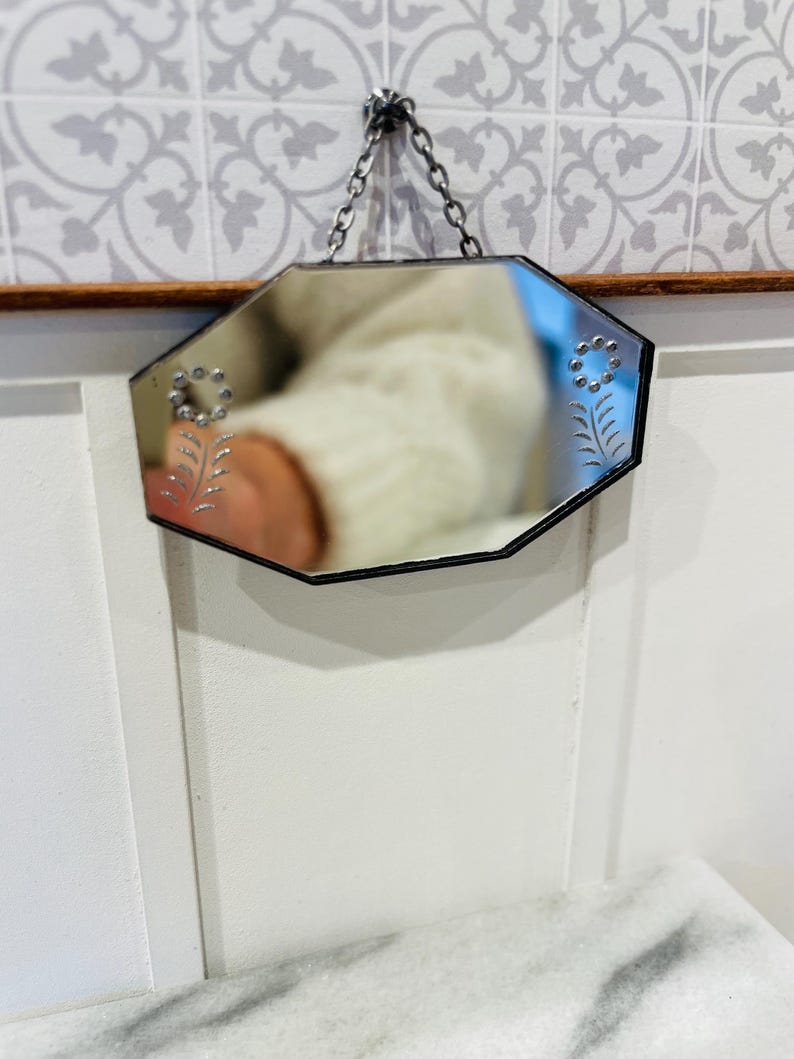 Mini Model Mirror Dollhouse Miniature Mirror, 1:12 Scale, Art Deco Style - Etsy UK