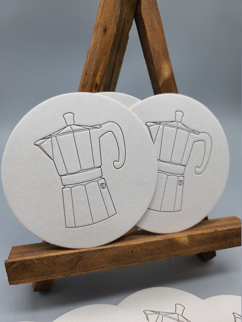 ANCORALetterpress Espresso Maker Coasters