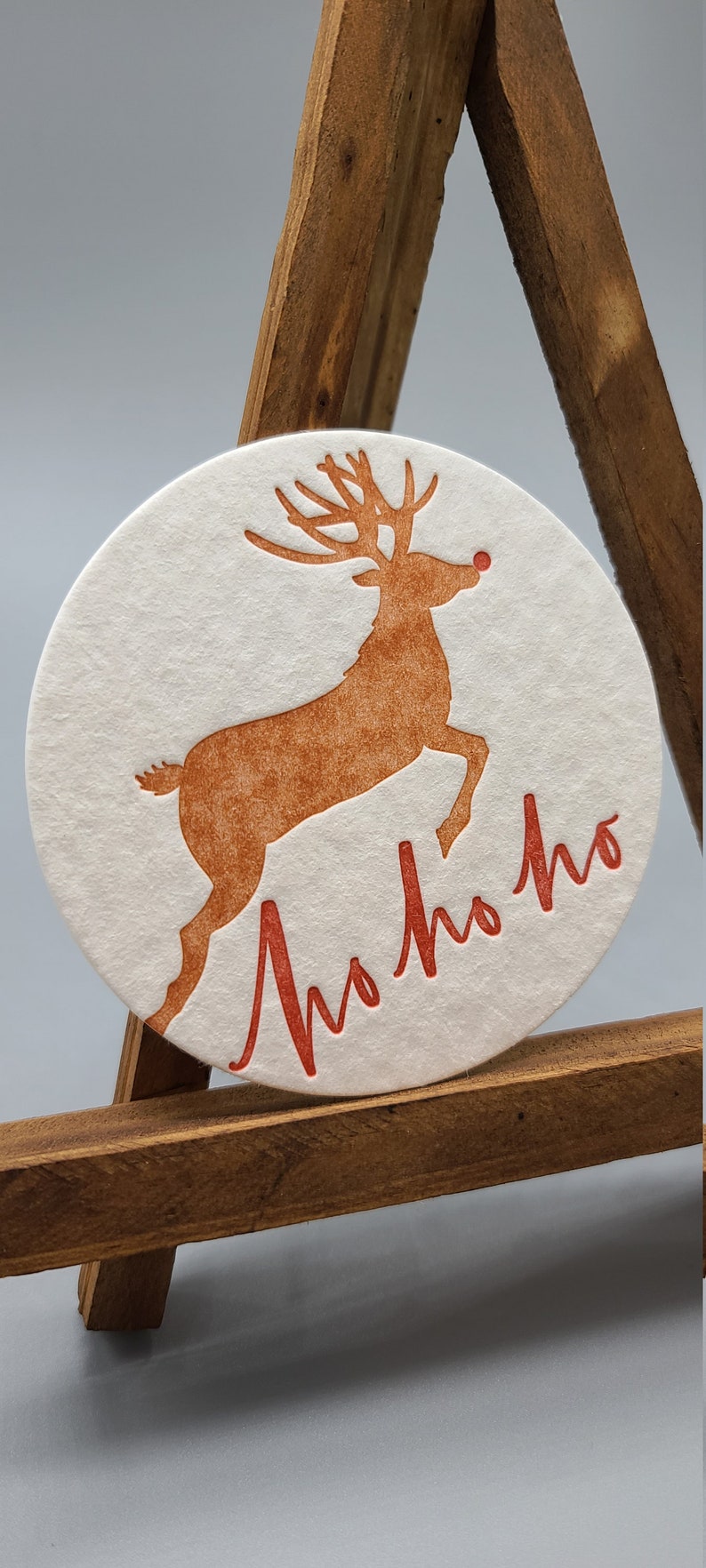 Set of Six Letterpress Printed Coasters - Thumbnail 5