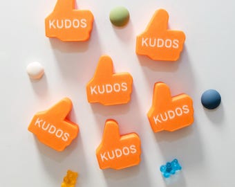 KUDOS Fridge Magnet – Strava Inspired Runner Gift, Cyclist, Athlete Motivation Badge