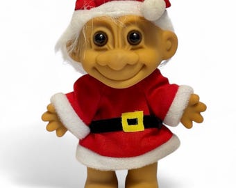Vintage Russ Santa troll, NOS Santa troll