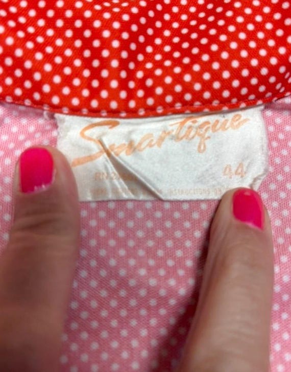 Vintage polyester button down, gender neutral pol… - image 9