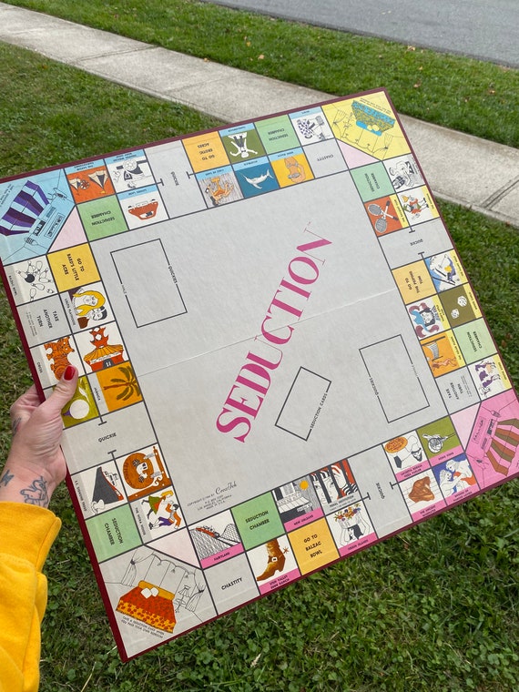 Vintage Seduction Board Game: Retro Adult Party Game NOS