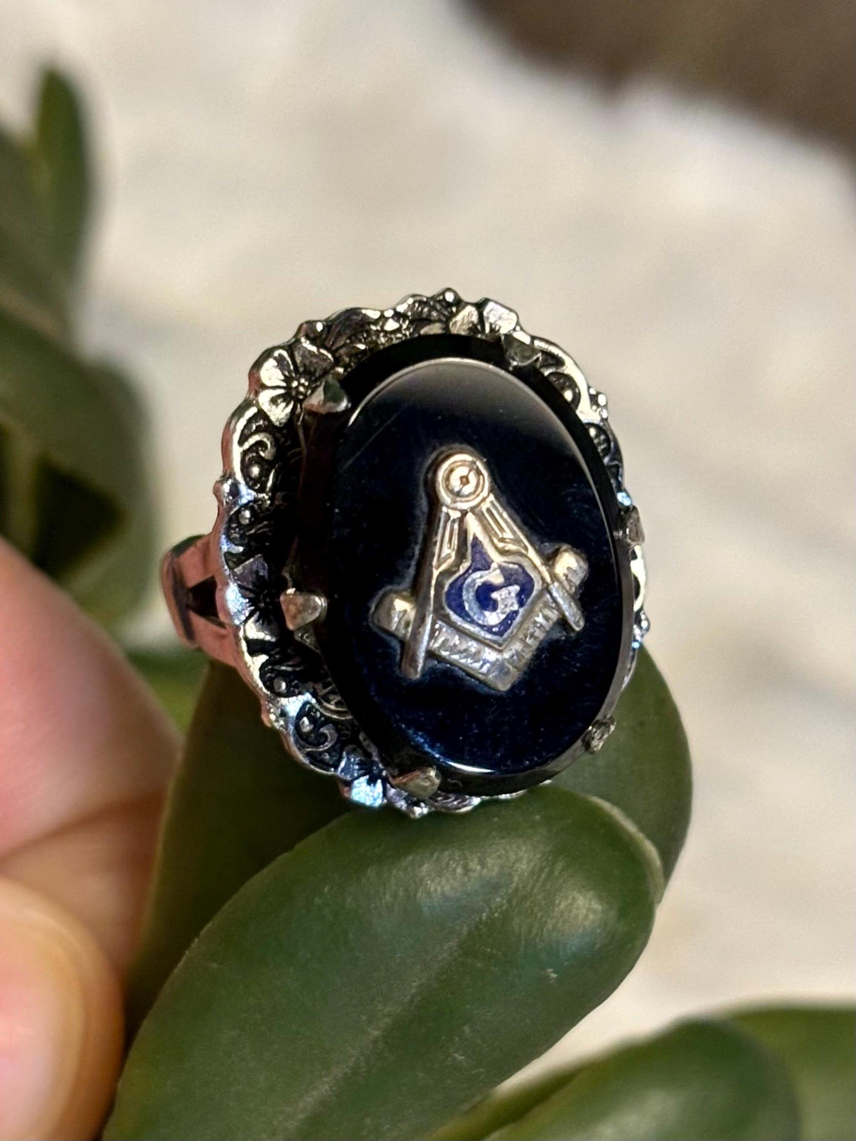 Antique Masonic Ring - Etsy