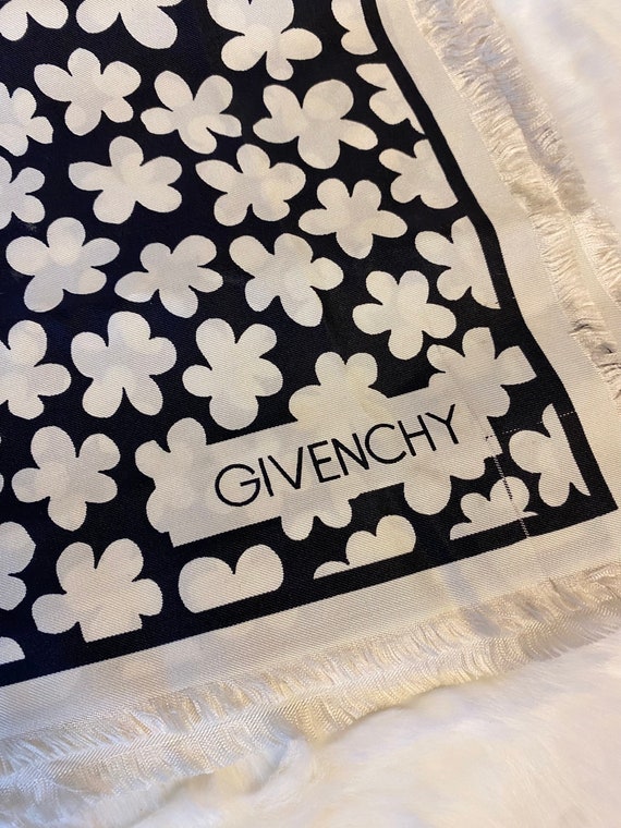 Vintage GIVENCHY scarf, mid century scarf - image 1