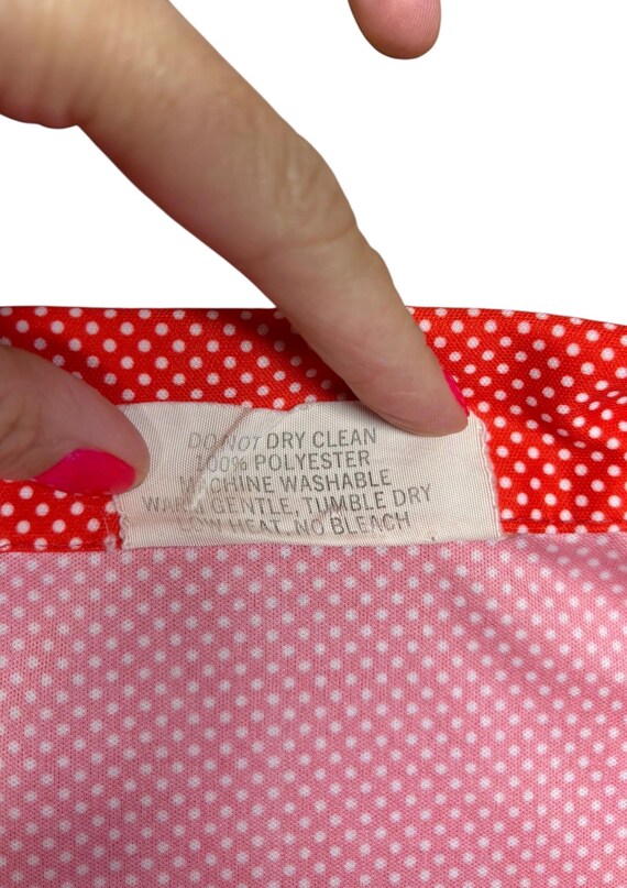 Vintage polyester button down, gender neutral pol… - image 8