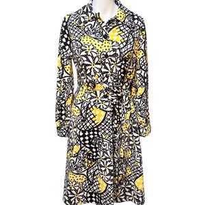 Vintage 1960s dress, funky vintage dress, mod dress