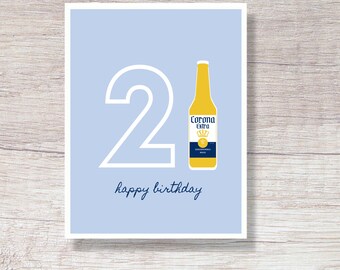 PRINTABLE Finally Legal 21st Birthday Card