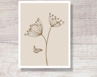 PRINTABLE Speedy Recovery Butterfly Card