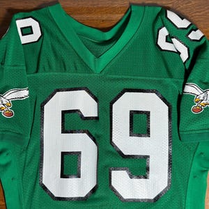 Philadelphia Eagles Authentic Football Jersey 1990&#39;s, Never Worn, Vintage Offensive Lineman Jersey