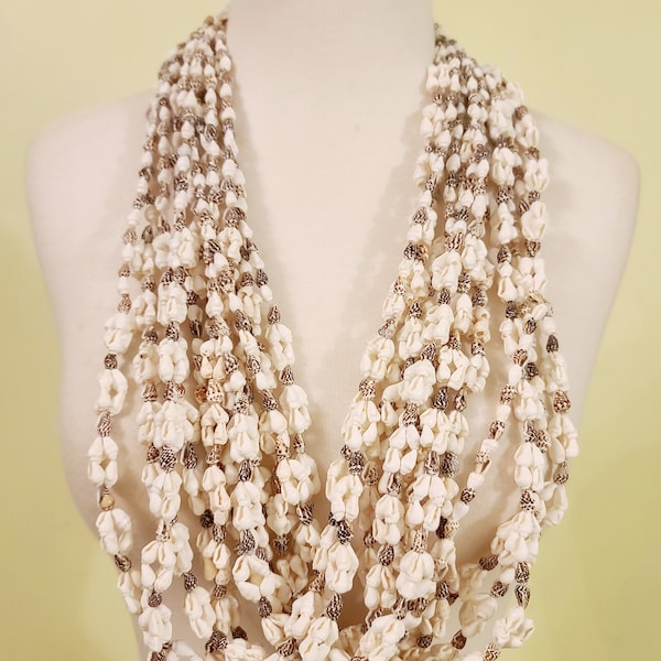 New 1, 2, 3, 4, 6  or 12 Strands of 34" Estrellita  Shell Necklaces Leis   Graduation Wedding Birthday Luau