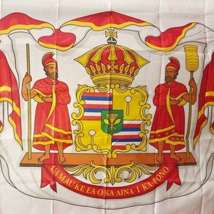 Coat of Arms  Flag Size 3&#39; x 5&#39; Hawaii