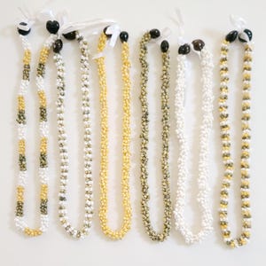 New Hawaii Wedding Mongo Shell with Kukui Nut Lei Necklace