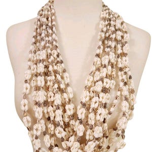 New 1, 2, 3, 4, 5, 6  or 12 Strands of 34&quot; Estrellita  Shell Necklaces Leis   Graduation Wedding Birthday Luau