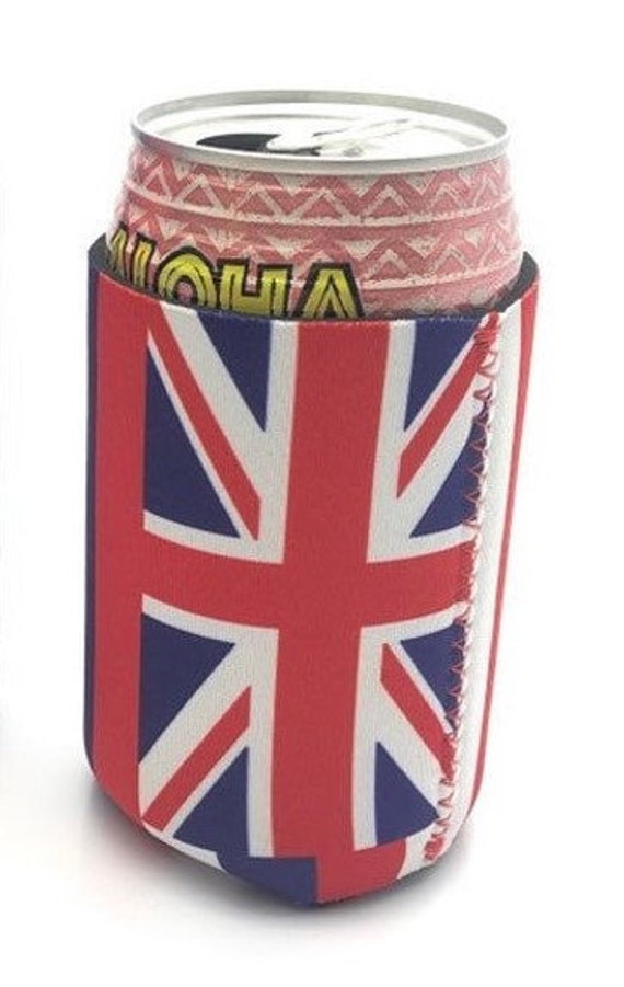 Beer and Soda Koozies Foam Cooler With Hawaii Flag and Kanaka Flag for Cans  and Bottles 