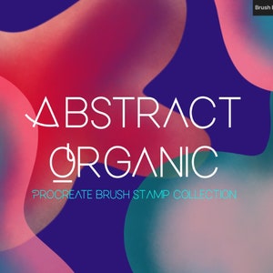 Conjunto de pinceles orgánicos abstractos Procreate: desde lo moderno hasta lo moderno de mediados de siglo