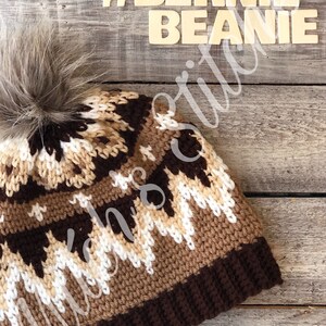 The Bernie Beanie Crochet Hat Pattern, Bernie Sanders, Inauguration Mittens, PDF Download, Vermont, Bernie Sanders Inspired, Bernies Mittens image 2