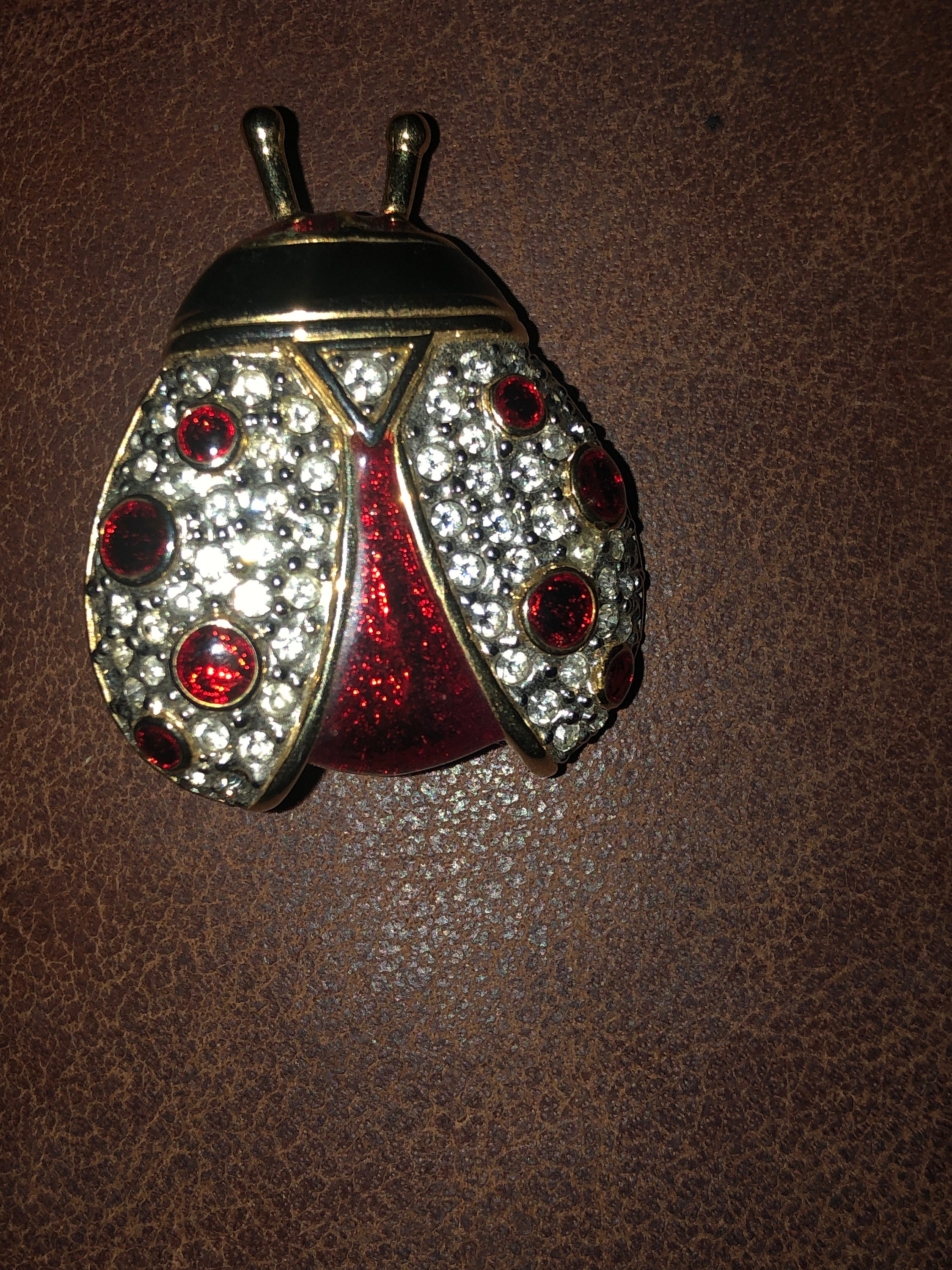 Lady Bug Pin Brooch Etsy