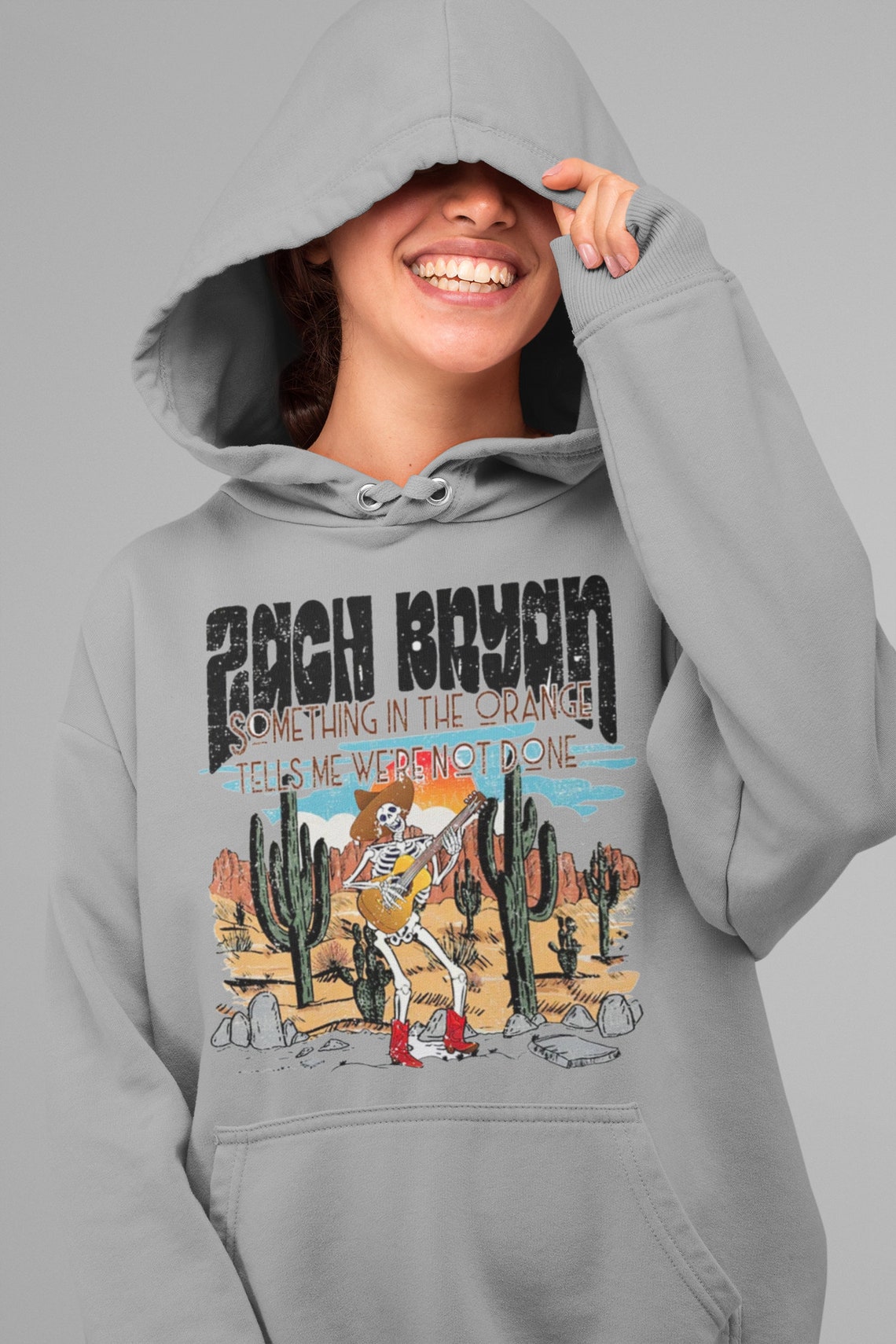 Zach Bryan Something in the Orange Hoodie W/ FREE Sticker Etsy