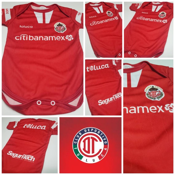 Club Deportivo Toluca Home Soccer Jersey Diablos rojos Futbol Liga Mx