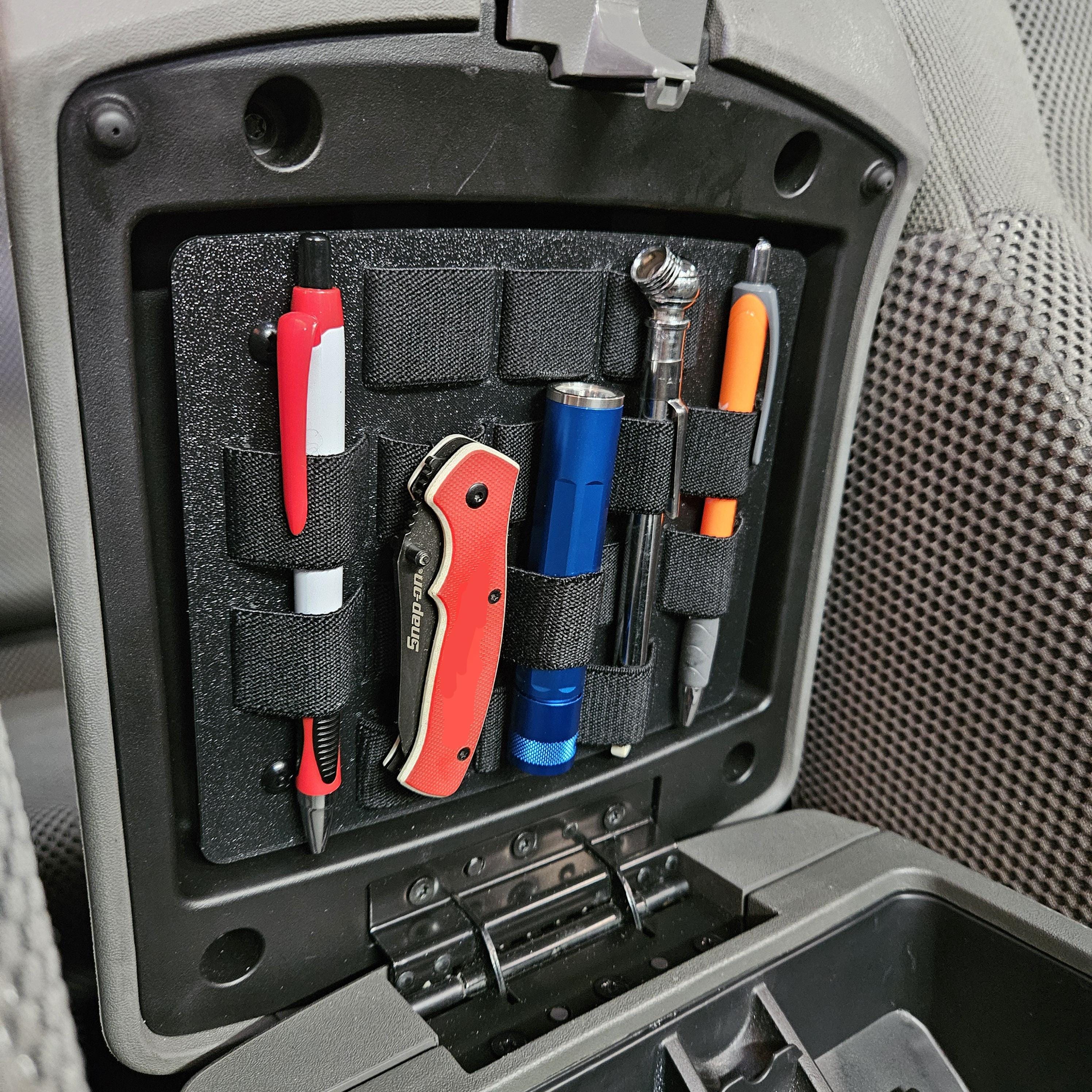 MOLLE Panel for Nissan Frontier & Xterra Center Console | Tactical Storage Organizer | 3D Printed Overland Mod | Instructions Included