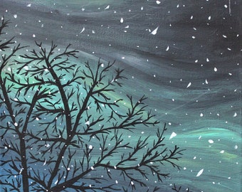 Snow Storm Tree