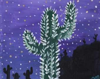 Mini Cactus Painting Set