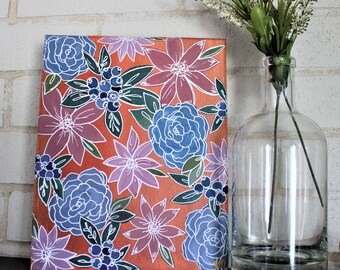 Blueberries & Flowers