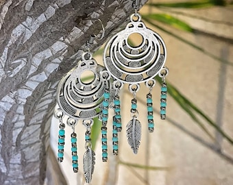 argento Sterling 925 acchiappasogni simulato perla gancio orecchini