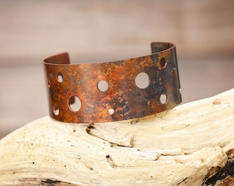 Copper Cuff Bracelet-Modern