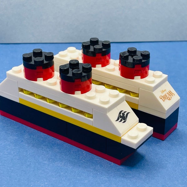 Disney Cruise Ship made of new Lego® Bricks - pick your ship -  Fish extender FE gift idea Halloween Very Merrytime Star Wars pirate Destiny