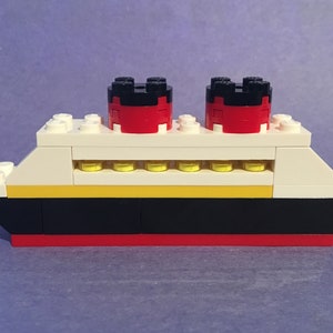 Disney Cruise Ship made of Lego® Bricks - Fish Extender FE gift Idea for boys, girls, mom, dads teens! Halloween & Very Merrytime versions