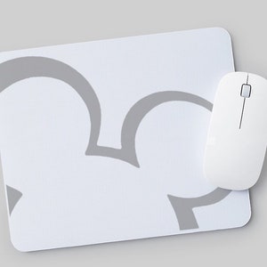 Mickey silhouette Mouse Pad - Disney Cruise fish extender gift idea for dads or moms