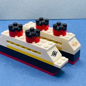 Disney Cruise Ship made of Lego® Bricks - pick your ship - Fish Extender FE gift for boys girls teens! Halloween, Very Merrytime & Star Wars