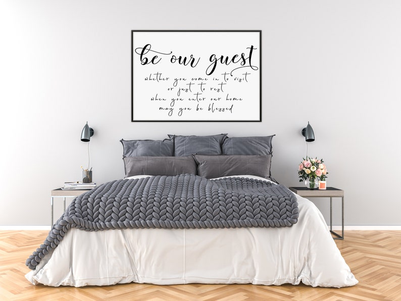 be our guest guest room decor guest room wall art quote etsy