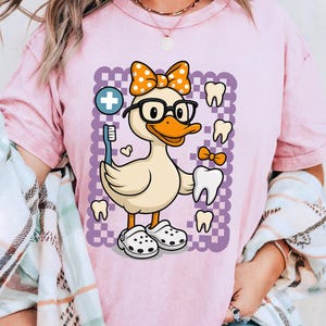 Camiseta de dentista pediátrico, camiseta de consultorio dental, regalo de higiene dental, asistente dental, camiseta de dentista, camiseta de equipo pediátrico, higienista dental