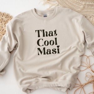 That Cool Masi Sweatshirt for Indian Aunt Announcement for Desi Baby Girl Southasian Pakistani Aunt Masi Shirt for Sister Gifts for Maasi