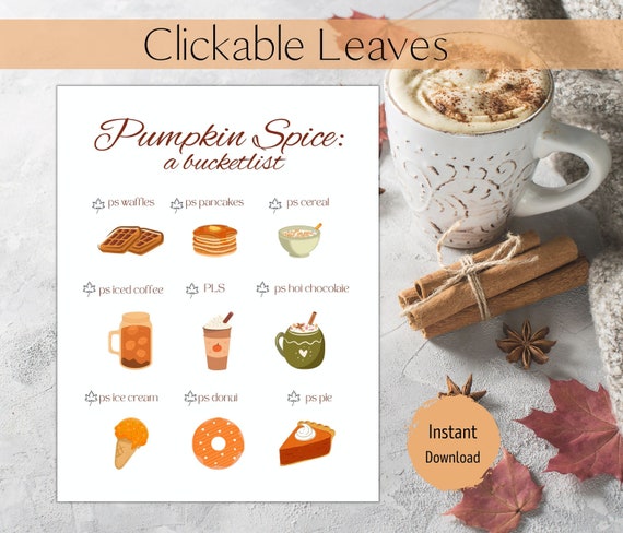 Printable Fall to Do List Fall Bucket List Instant Download - Etsy